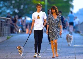 Mingus Reedus and Helena Christensen
