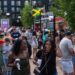 Smiling people enjoying On The One Music Festival