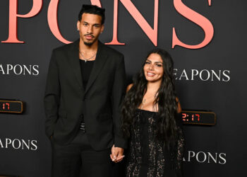 This image has an empty alt attribute; its file name is huda-louis-red-carpet.jpg
Huda Mustafa (R), Guest at the "Weapons" World Premiere held at The United Theater on Broadway on July 31, 2025 in Los Angeles, California.