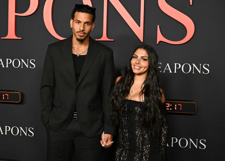 This image has an empty alt attribute; its file name is huda-louis-red-carpet.jpg
Huda Mustafa (R), Guest at the "Weapons" World Premiere held at The United Theater on Broadway on July 31, 2025 in Los Angeles, California.