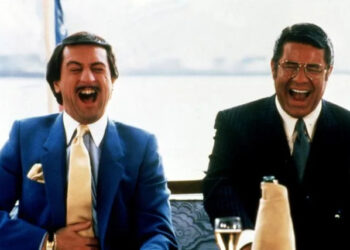Everett Collection Robert De Niro and Jerry Lewis in 'The King of Comedy'