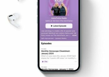 iphone mockup of astrostyle podcast astrotwins radio