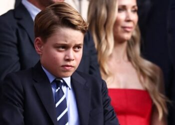 Prince George, now 12, is being prepared for his future role as monarch, with plans to attend Eton College and receive kingship lessons.(AFP)