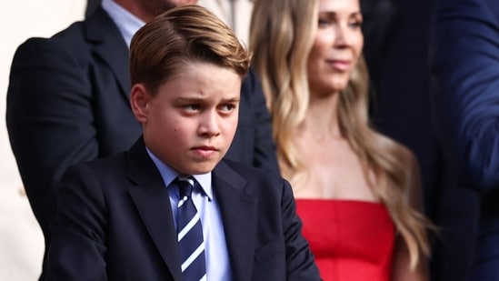 Prince George, now 12, is being prepared for his future role as monarch, with plans to attend Eton College and receive kingship lessons.(AFP)