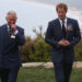 GALLIPOLI, TURKEY - APRIL 25: Prince Harry chats with Prince Charles, Prince of Wales during a visit to The Nek, a narrow stretch of ridge in the Anzac battlefield on the Gallipoli Peninsula, as part of commemorations marking the 100th anniversary of the Battle of Gallipoli on April 25, 2015 in Gallipoli,Turkey. Turkish and Allied powers representatives, as well as family members of those who served, are commemorating the 100th anniversary of the Gallipoli campaign with ceremonies at memorials across the Gallipoli Peninsula. The Gallipoli land campaign, in which a combined Allied force of British, French, Australian, New Zealand and Indian troops sought to occupy the Gallipoli Peninsula and the strategic Dardanelles Strait during World War I, began on April 25, 1915 against Turkish forces of the Ottoman Empire. The Allies, unable to advance more than a few kilometers, withdrew after eight months. The campaign cost the Allies approximately 50,000 killed and up to 200,000 wounded, the Ottomans approximately 85,000 killed and 160,000 wounded. (Photo by Niall Carson-Pool/Getty Images)