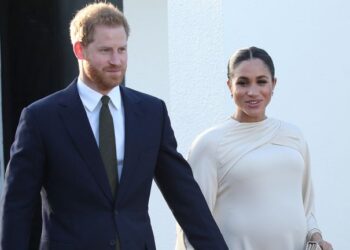 Prince Harry lives in California with wife Meghan Markle. Pic: Yui Mok/Pool via REUTERS