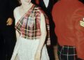 Queen Elizabeth II dancing at the Ghillies Ball at Balmoral Castle in September 1971