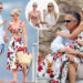Prince William and Harry's cousin Lady Kitty Spencer, 34, spotted with rarely seen husband Michael Lewis, 66, in Saint Tropez