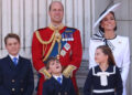 Prince George, Prince William the Prince of Wales, Princess of Wales Kate Middleton, Prince Louis and Princess Charlotte