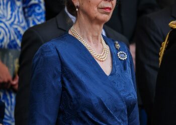 Princess Anne in July 2025. The Princess Royal turns 75 tomorrow but is unlikely to mark the occasion with a big party