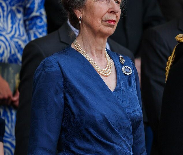 Princess Anne in July 2025. The Princess Royal turns 75 tomorrow but is unlikely to mark the occasion with a big party