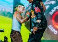 Snoop Dogg appeared to support Colombian singer Feid during his HARD Summer set on Saturday, August 2, 2025.