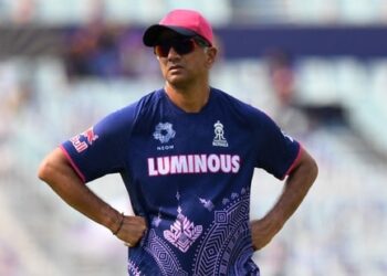 Rahul Dravid parted ways with the RR ahead of the IPL 2026 season(REUTERS)