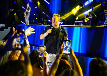 Rascal Flatts performs at CMA Fest at Nissan Stadium in Nashville, Tennessee, on June 7, 2025.