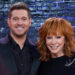 Michael Bublé and Reba McEntire smile together on The Voice Episode 2609.