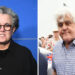 A split of Rosie O'Donnell and Jay Leno.