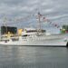 Royal yacht decorated despite latest crisis in the royal family