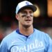 May 2, 2025; Baltimore, Maryland, USA; Kansas City Royals first baseman Mark Canha (21) looks on before a game against the Baltimore Orioles at Oriole Park at Camden Yards. Mandatory Credit: Daniel Kucin Jr.-Imagn Images