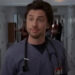 Zach Braff's JD uncomfortably smirking in Scrubs.