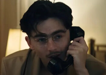 A24 - PHOTO: Timothée Chalamet appears in this screenshot from the official teaser for "Marty Supreme."