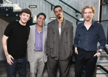 John Salangsang/Shutterstock Alex Edelman, Oscar Nuñez, Melvin Gregg, and Domhnall Gleeson