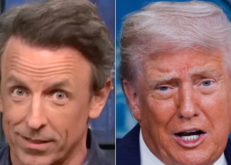 Seth Meyers Gives Trump A Failing Score After Leaving This Name Out Of Cognitive Brag