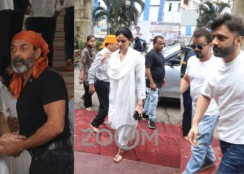 Shera's Father Prayer Meet:  Bobby Deol, Daisy Shah, Rahul Vaidya And More Console Salman Khan's Bodyguard