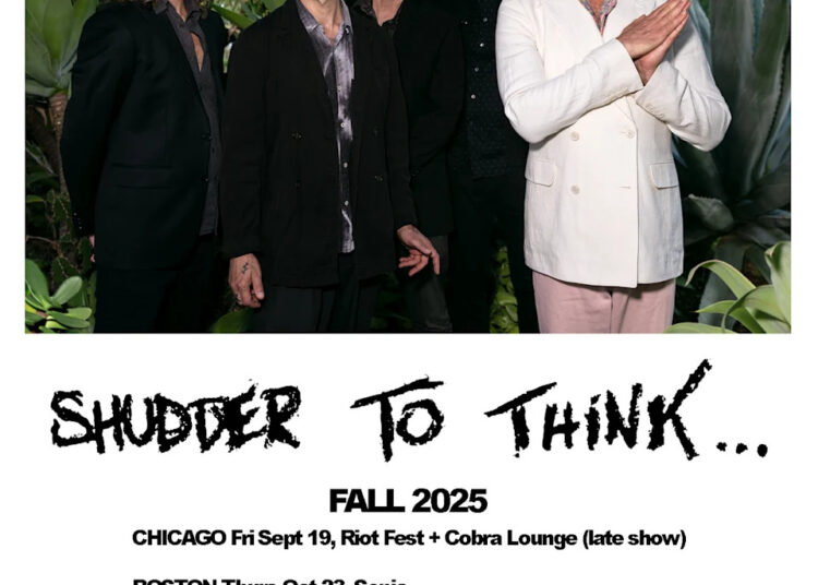 shudder to think tour admat 2025