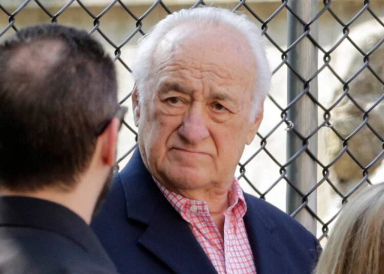 Actor Jerry Adler arrives for the funeral service of James Gandolfini, star of “The Sopranos,” in New York’s the Cathedral Church of Saint John the Divine, Thursday, June 27, 2013. (AP Photo/Richard Drew, file)