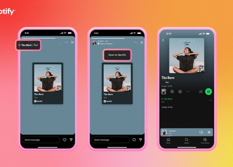 Spotify is finally making music sharing on Instagram good with two new features rolling out today