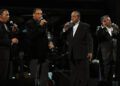 Little Anthony and the Imperials perform onstage at the 25th Anniversary Rock & Roll Hall of Fame Concert at Madison Square Garden on Oct. 29, 2009, in New York City.