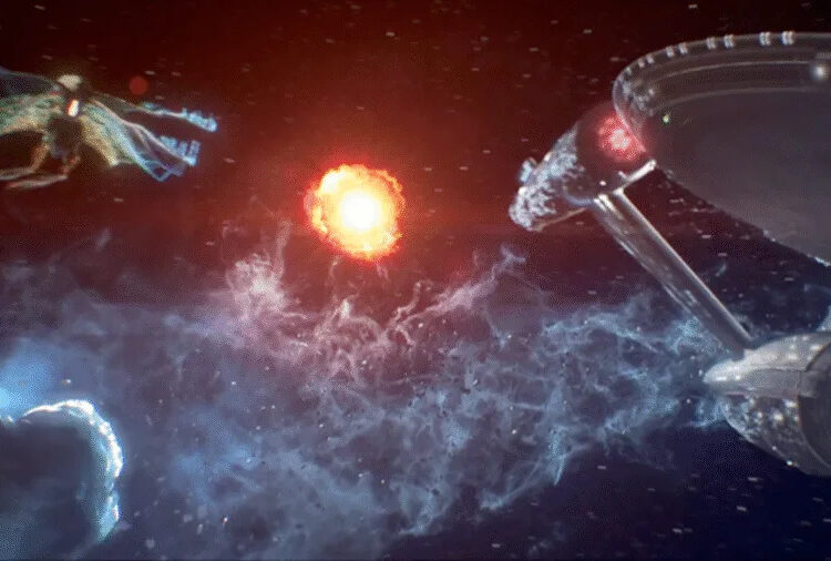 <em><a class="link " href="https://www.giantfreakinrobot.com/topic/star-trek" rel="nofollow noopener" target="_blank" data-ylk="slk:Star Trek;elm:context_link;itc:0;sec:content-canvas">Star Trek</a>: Strange New Worlds</em> adds a Jikaru dragon to its opening credits.