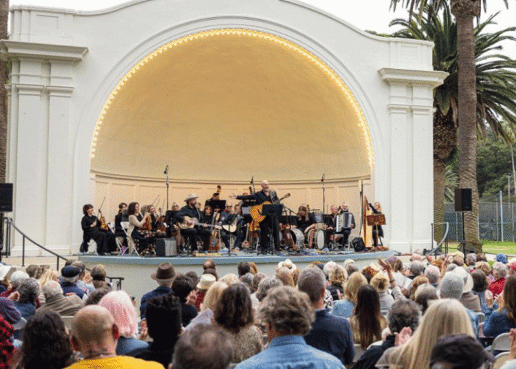 An orchestra performs in the Band Shell at one of Santa Barbara's oldest parks. (Courtesy photo)