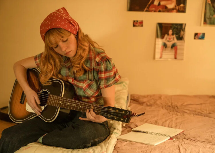 Sydney Sweeney in a scene from her new movie "Americana."