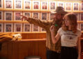 Lefty (Paul Walter Hauser, left) and Penny Jo (Sydney Sweeney) fall in love in "Americana."