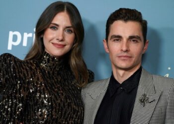 Alison Brie, left, and Dave Franco attend the Los Angeles premiere of "Somebody I Used To Know." They'll be at Comic-Con in San Diego to discuss their new film, "Together." (Photo by Jordan Strauss/Invision/AP)