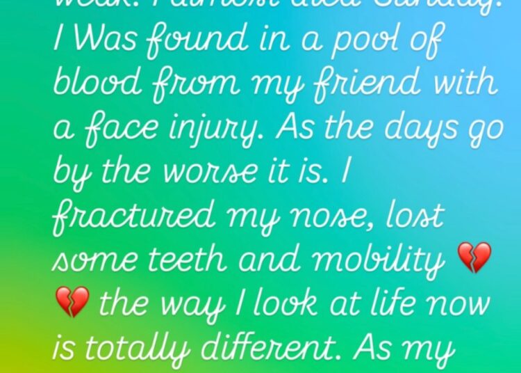 Tamar Braxton Says She Almost Died After Suffering Face Injury and Losing Teeth Pray for Me