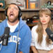 Taylor Swift Joins Travis and Jason Kelce In Vocal Warm-Ups In New Clip (@newheightshow via Tiktok)