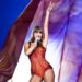 U.S. singer and songwriter Taylor Alison Swift, also known as Taylor Swift, performs on stage at the Paris La Defense Arena as part of her The Eras Tour, in Nanterre, north-western France, on May 9, 2024.