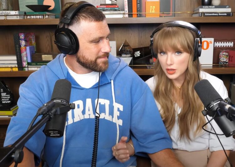 Taylor Swift's Debut on Travis Kelce 'New Heights' Pod Setting Records