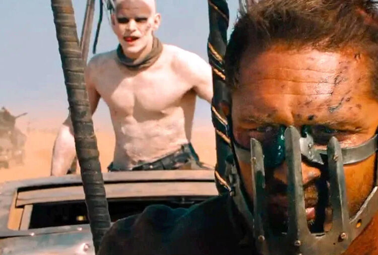 Tom Hardy in <em><a class="link " href="https://www.giantfreakinrobot.com/topic/mad-max" rel="nofollow noopener" target="_blank" data-ylk="slk:Mad Max;elm:context_link;itc:0;sec:content-canvas">Mad Max</a>: Fury Road</em>