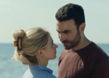 Imogen Poots and Brett Goldstein in Apple's