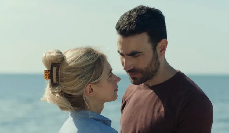 Imogen Poots and Brett Goldstein in Apple's