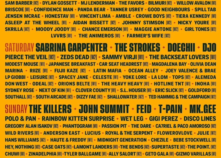 ACL 2025 lineup
