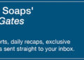 Text reads, Subscribe to Soaps' Beyond the Gates Newsletter. Get breaking news alerts, daily recaps, exclusive interviews and spoilers sent straight to your inbox https://cloud.email.soaps.com/signup/