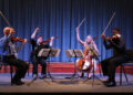 Serafin Ensemble's renditions bring to life chamber music treasures and include time-honored masterworks and less well-known selections. From left are Hal Grossman, violin; Kate Ransom, violin; Charae Krueger, cello; Amadi Azikiwe, viola.