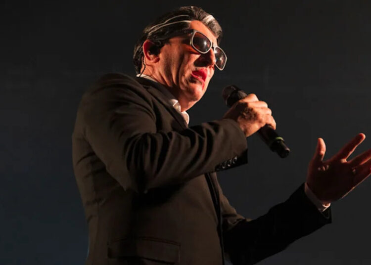 Maynard James Keenan of Puscifer performs at Razzmatazz on July 04, 2023 in Barcelona, Spain.