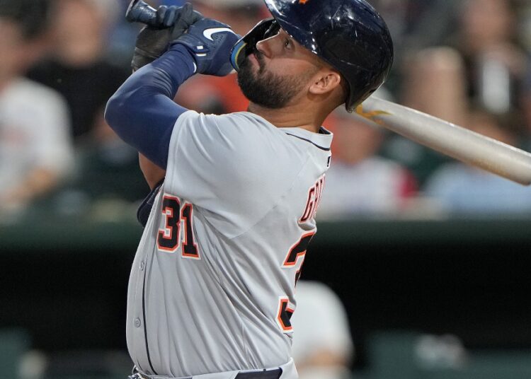 Tigers bullpen locks down Royals as Riley Greene collects his 100th RBI