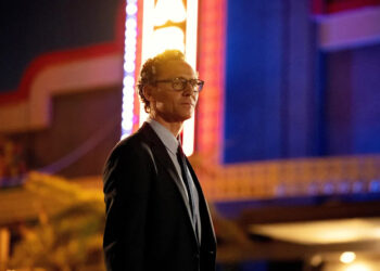USA. Tom Hiddleston in (C)Neon new film: The Life of Chuck (2025).  Plot: A life-affirming, genre-bending story based on Stephen King's novella about three chapters in the life of an ordinary man named Charles Krantz.  Ref: LMK106-J11157-010725 Supplied by LMKMEDIA. Editorial Only. Landmark Media is not the copyright owner of these Film or TV stills but provides a service only for recognised Media outlets. pictures@lmkmedia.com