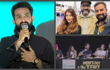 Top 5 entertainment news: Jr NTR warns fan at War 2 event, Ashish Chanchlani on India's Got Latent row, Aishwarya Rai-Abhishek Bachchan pose for sweet selfie with fan